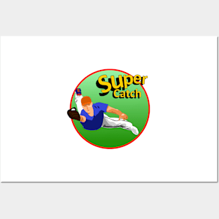 Super Catch - Baseball Posters and Art